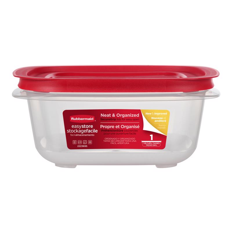 Rubbermaid Easy Store 7.81 cups Clear Food Container and Lid