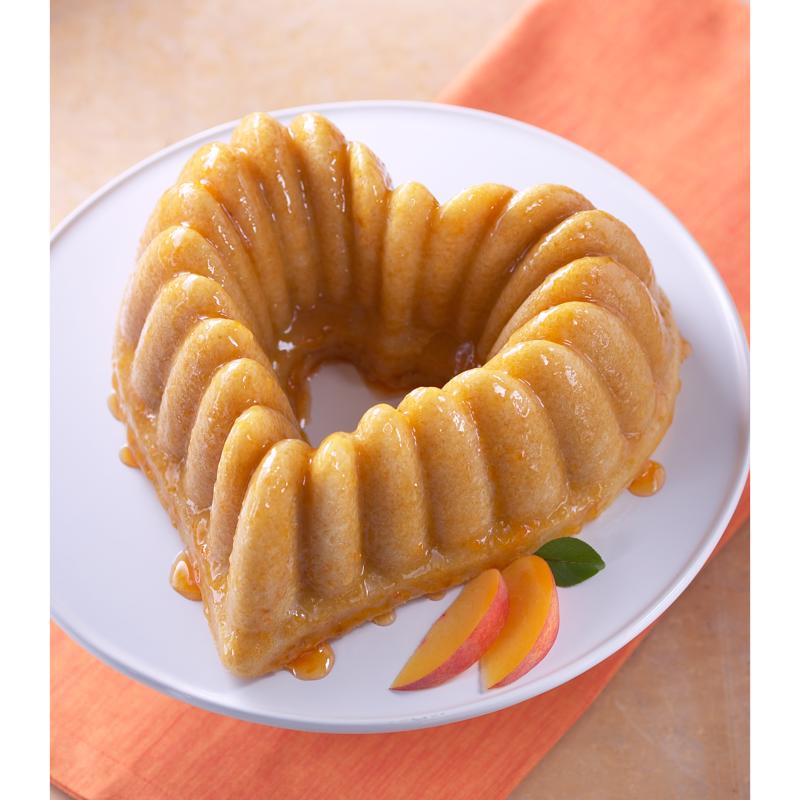 Nordic Ware 10.5 in. W X 11 in. L Heart Bundt Pan Pink