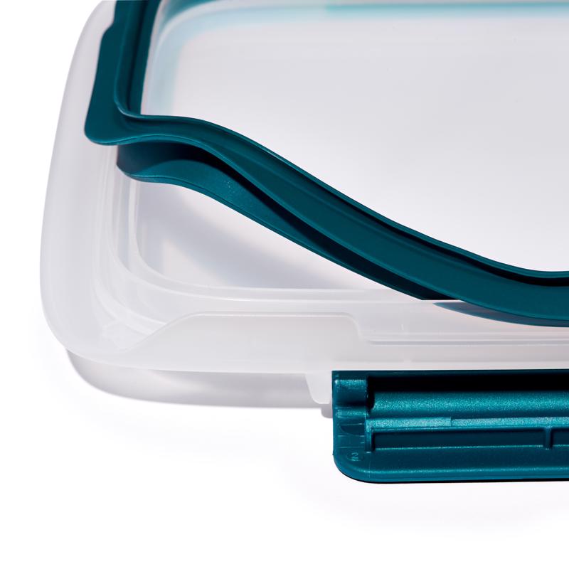OXO Good Grips 6.3 cups White and Blue Split Food Container w/Lid