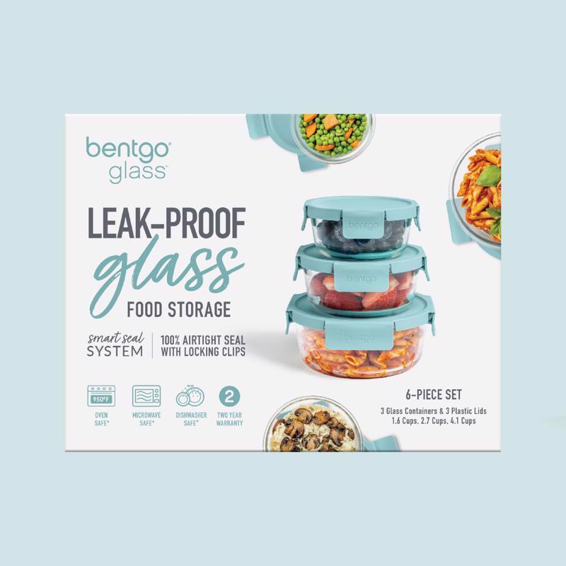 Bentgo Aqua Food Storage Container Set 3 pk