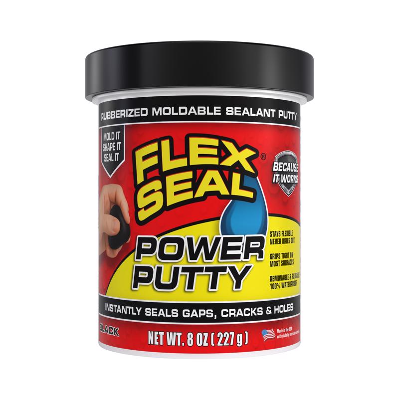 Flex Seal Family of Products Flex Seal Power Putty Black Rubber Sealant 0.5 lb