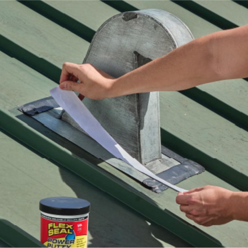 Flex Seal Family of Products Flex Seal Power Putty Black Rubber Sealant 1 lb