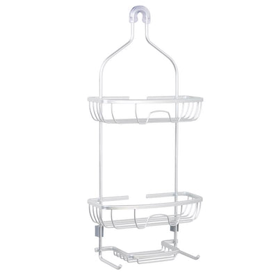 Zenna Home 24 in. H X 11 in. W X 4.88 in. L Brushed Shower Caddy