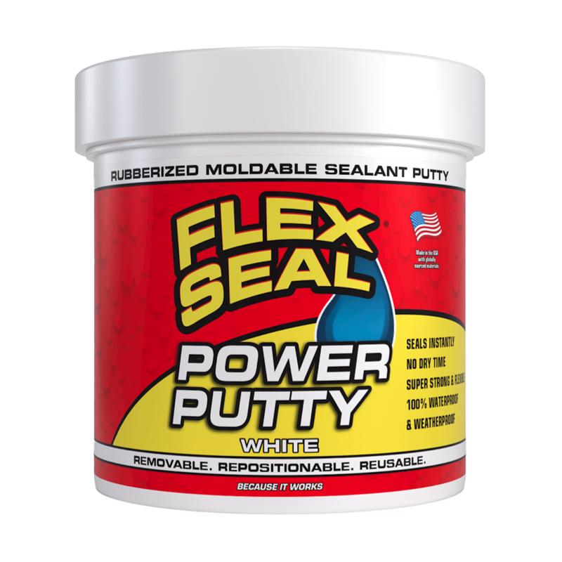 Flex Seal Family of Products Flex Seal Power Putty White Rubber Sealant 0.5 lb