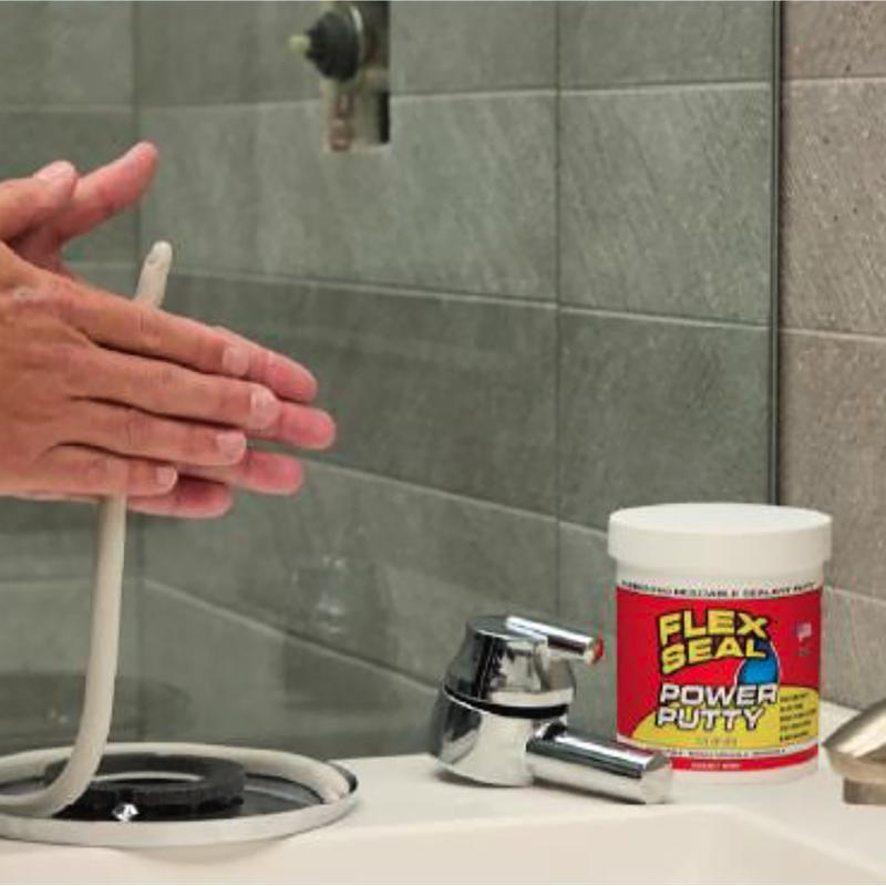 Flex Seal Family of Products Flex Seal Power Putty White Rubber Sealant 0.5 lb