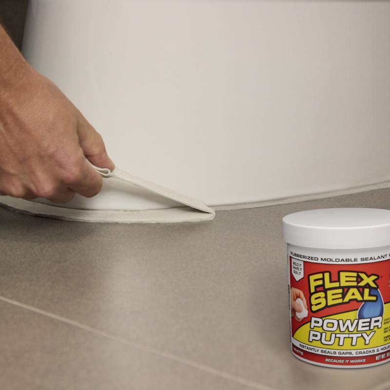 Flex Seal Family of Products Flex Seal Power Putty White Rubber Sealant 1 lb