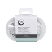 Zenna Home Frost Clear Plastic Soap Dish