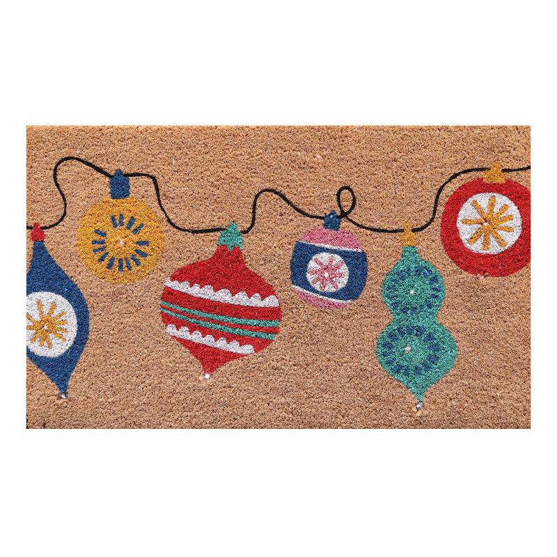 Test Rite 18 in. W X 30 in. L Multi-Color Coir Door Mat