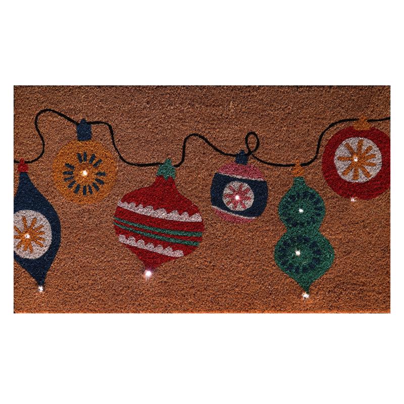 Test Rite 18 in. W X 30 in. L Multi-Color Coir Door Mat