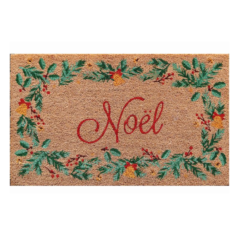 Test Rite 18 in. W X 30 in. L Multi-Color Coir Door Mat
