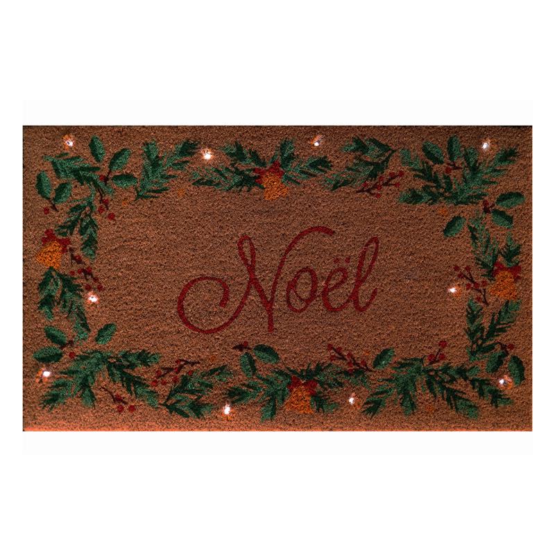 Test Rite 18 in. W X 30 in. L Multi-Color Coir Door Mat