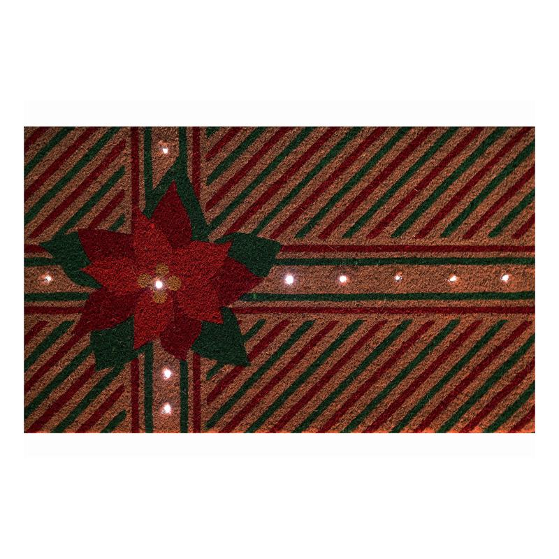 Test Rite 18 in. W X 30 in. L Multi-Color Coir Door Mat