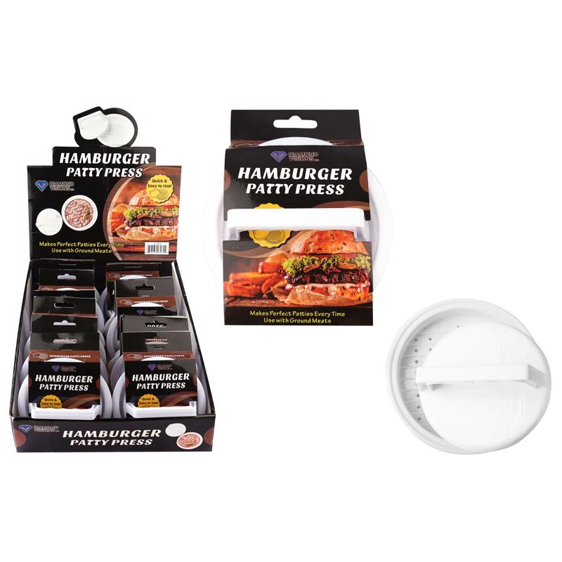 Diamond Visions ABS Plastic Hamburger Press