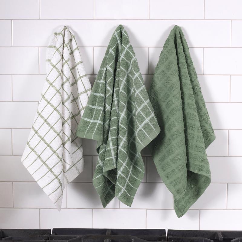 Ritz Juniper Cotton Kitchen Towel 3 pk