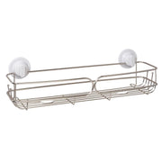 Zenna Home 4.5 in. H X 18 in. W X 5 in. L Shower Basket
