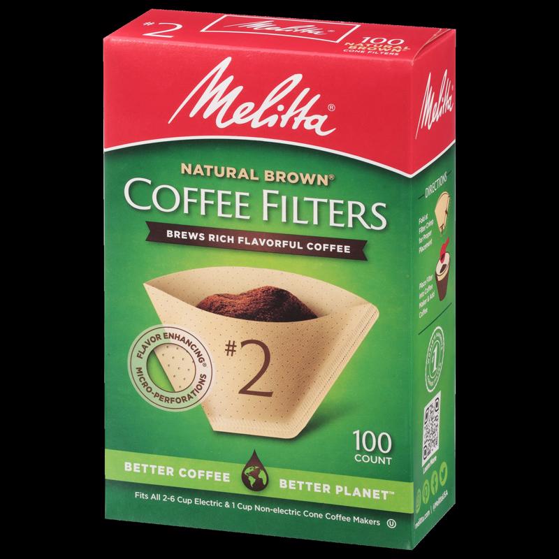 Melitta 6 cups Brown Cone Coffee Filter