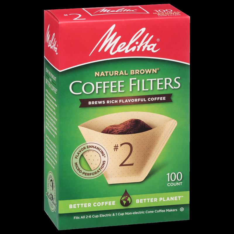 Melitta 6 cups Brown Cone Coffee Filter