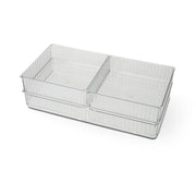 Core Home 2 in. H X 7 in. W X 13 in. D Ceramic/Stainless Steel Drawer Organizer Set