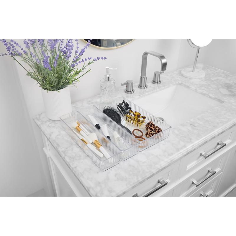 Core Home 2 in. H X 7 in. W X 13 in. D Ceramic/Stainless Steel Drawer Organizer Set