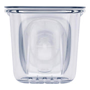 OXO Good Grips Clear Plastic/Stainless Steel Utensil Cup and Holder