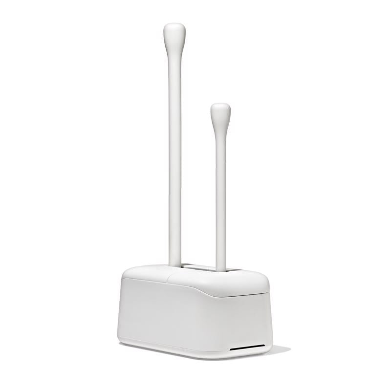 OXO Good Grips Bowl Brush/Plunger Set White