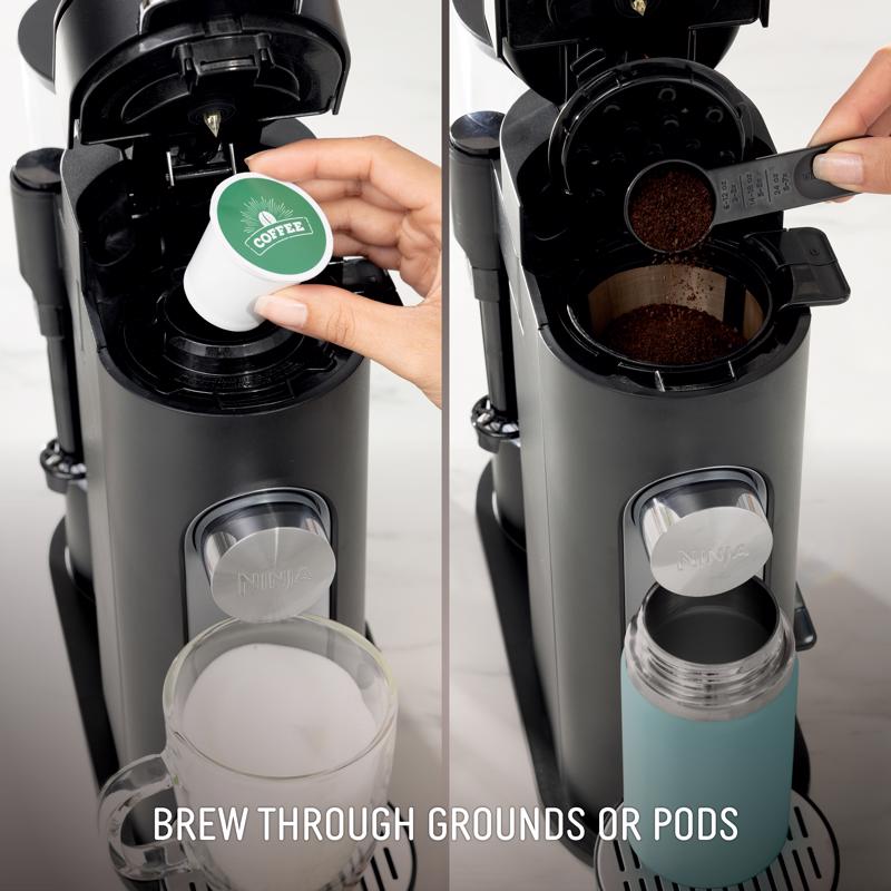 Ninja 24 oz Black Single Serve Coffee Maker