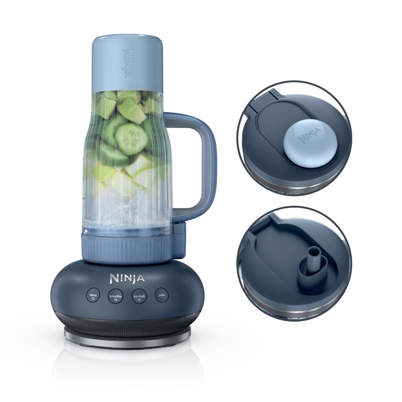 Ninja BlendBOSS Blue Plastic Blender 26 oz 4 speed