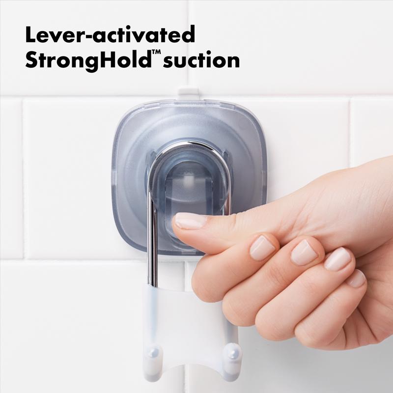 OXO Good Grips Clear Silicone Suction Hook