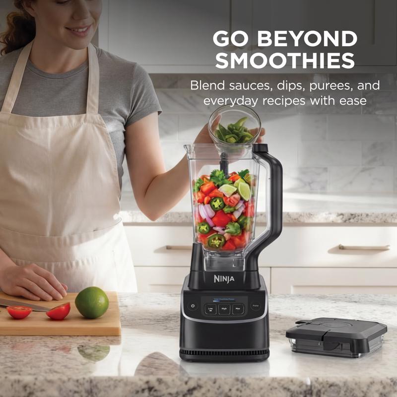 Ninja Black Plastic Blender 64 oz 3 speed
