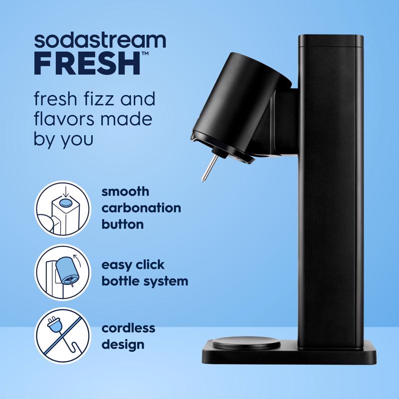 SodaStream Fresh Black 1 L Soda Maker