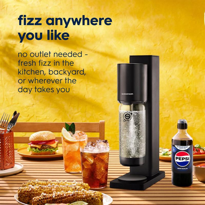 SodaStream Fresh Black 1 L Soda Maker