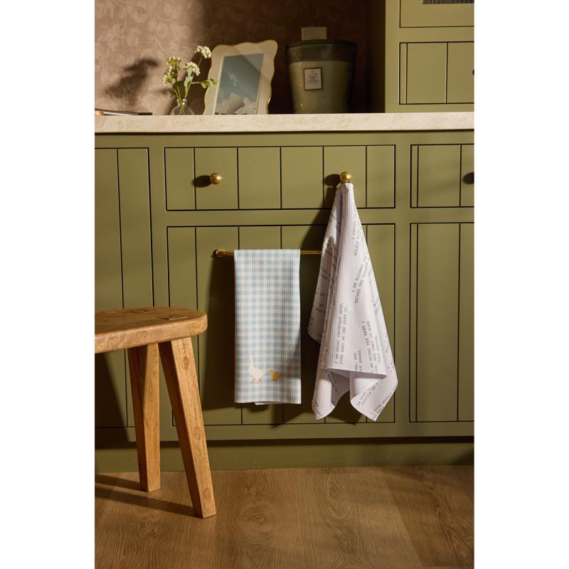 Geometry Multicolor Polyester Mod Pears Kitchen Towel