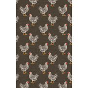 Geometry Multicolor Polyester Hen House Kitchen Towel