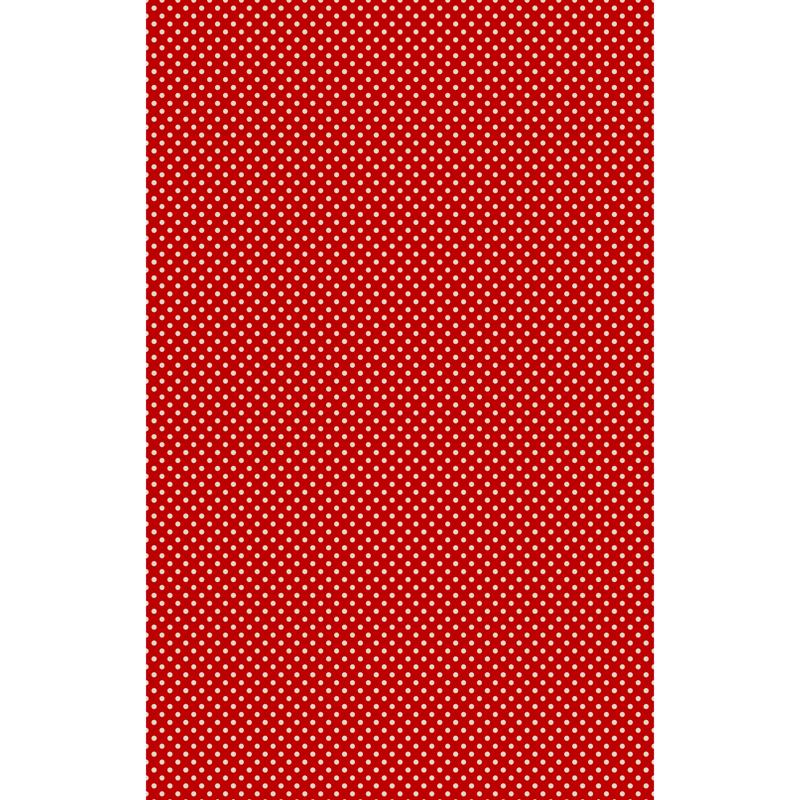 Geometry Multicolor Polyester Dotty Red Kitchen Towel