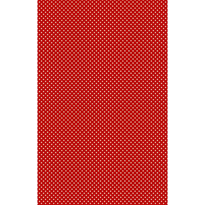 Geometry Multicolor Polyester Dotty Red Kitchen Towel