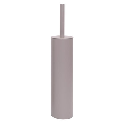 Zenna Home Toilet Bowl Brush & Holder Gray