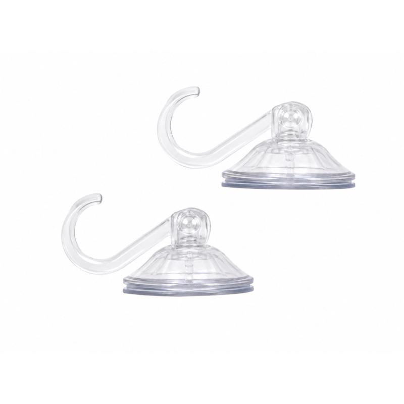 Core Home Medium Plastic Suction Cup Hook 2 pk