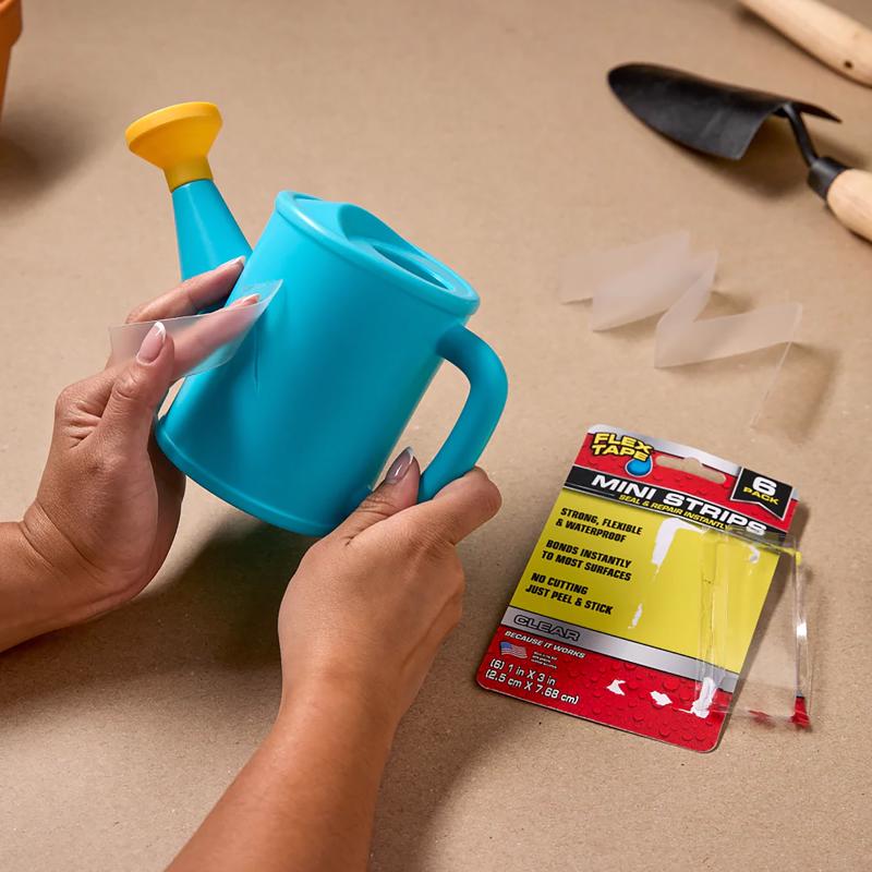 Flex Seal Family of Products 1 in. W X 3 in. L Clear Waterproof Repair Tape
