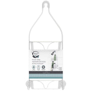 Zenna Home 21 in. H X 8.8 in. W X 4 in. L White Shower Caddy