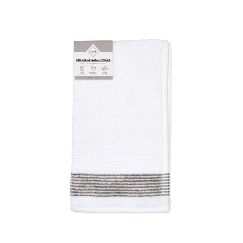 Core Home White Cotton Hand Towel