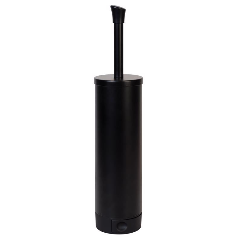 Zenna Home Toilet Bowl Brush & Holder Black