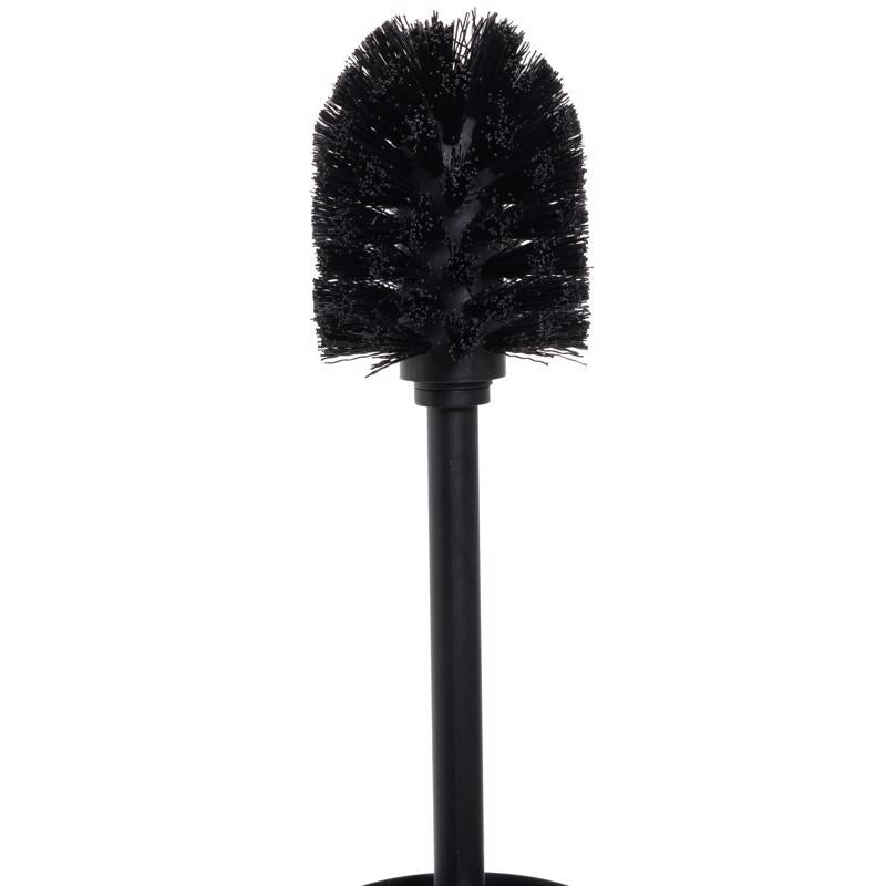 Zenna Home Toilet Bowl Brush & Holder Black