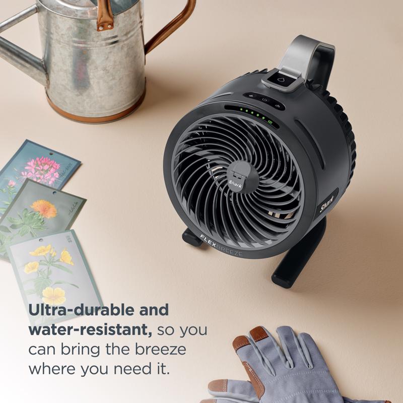 Shark FlexBreeze 11.26 in. H 5 speed Desktop Fan