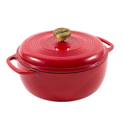 Lodge Porcelain Enamel Dutch Oven 10.5 in. 6 qt Red