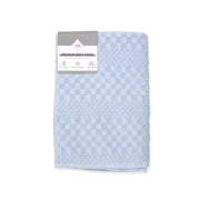 Core Home Blue Cotton Checkered Bath Towel