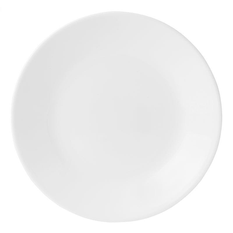 Corelle White Glass Winter Frost White Bread and Butter Plate 6-1/2 in. D