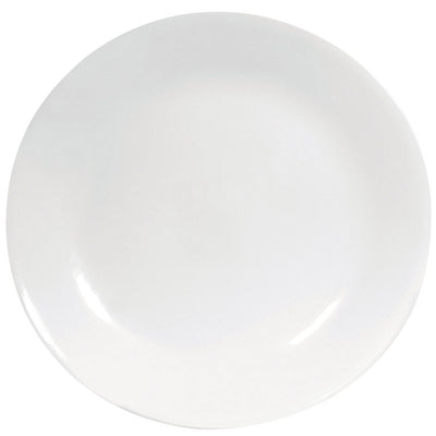 Corelle White Glass Winter Frost White Dinner Plate 10-1/4 in. D