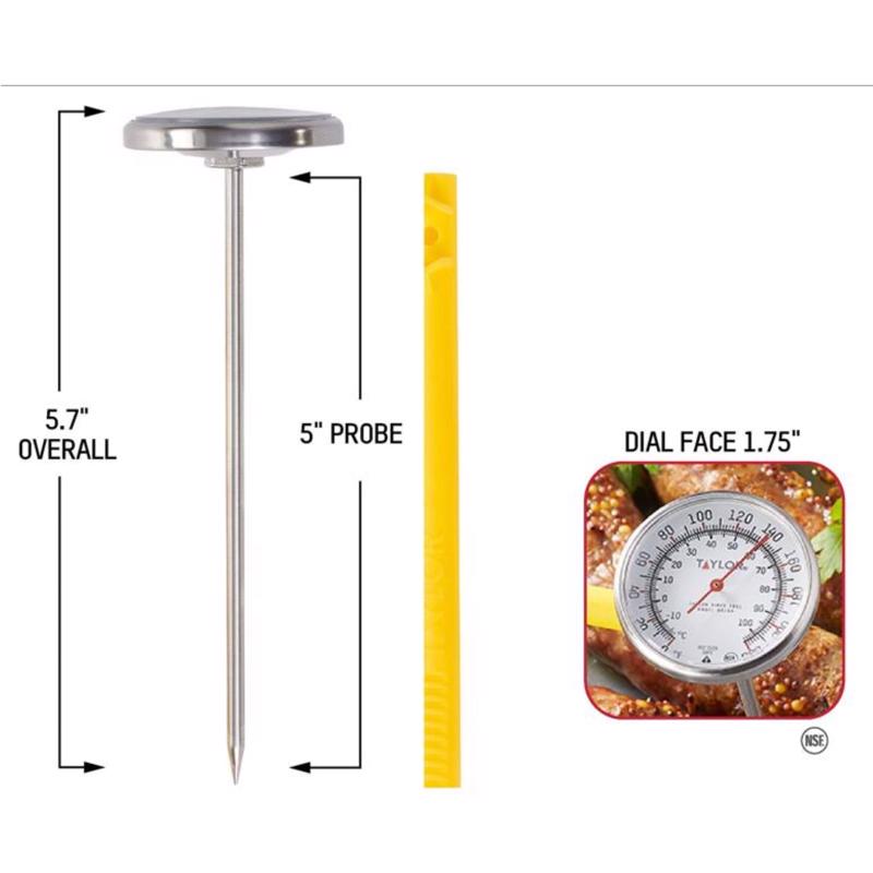 Taylor Instant Read Analog Cooking Thermometer