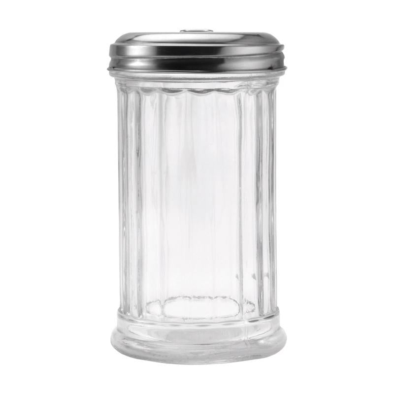 Lifetime 12 oz Clear Glass Sugar Pourer Sugar Pourer 3.1 in. D