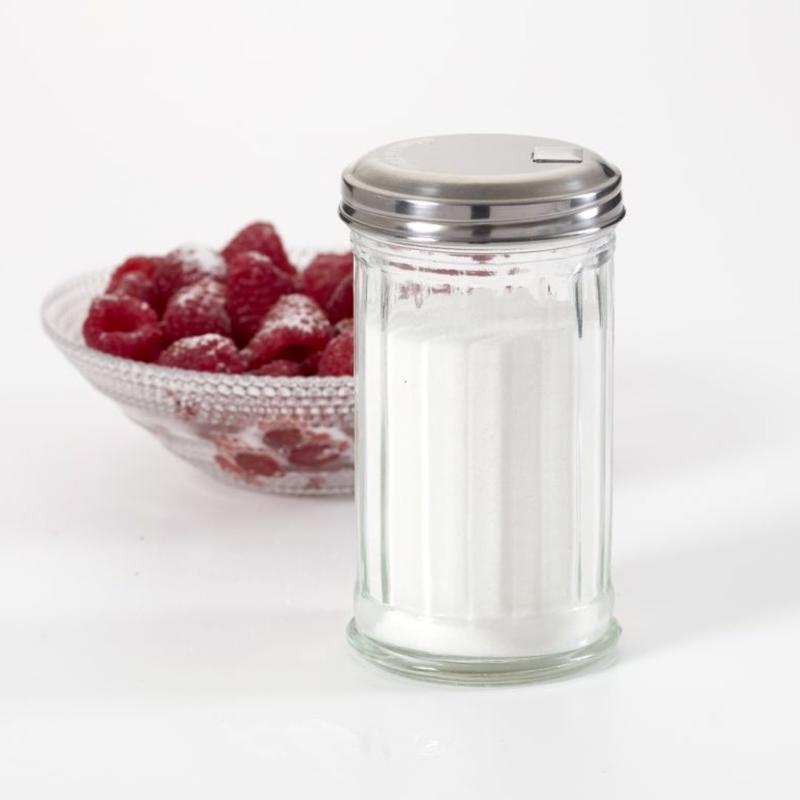 Lifetime 12 oz Clear Glass Sugar Pourer Sugar Pourer 3.1 in. D